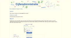 Desktop Screenshot of cijfers.web-share.nl